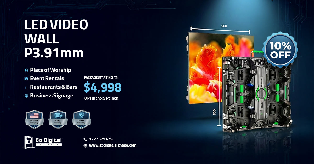 P3.91 LED VIDEO WALL